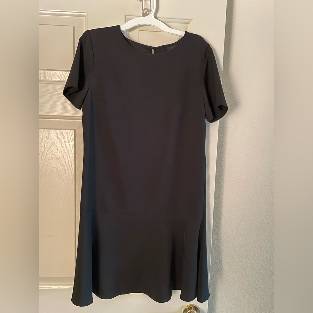 Massimo black drop waist dress. Size XS.